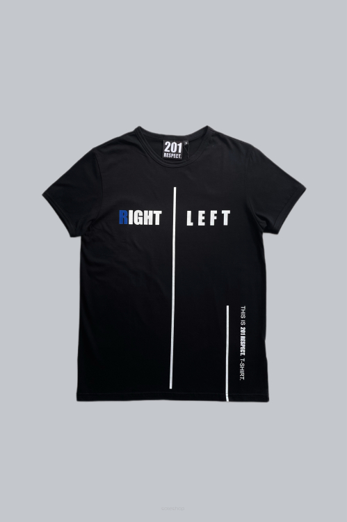 LEFT | RIGHT T-SHIRT BLACK