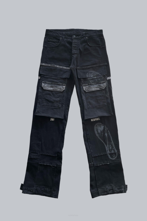 WALKING PANTS DARK DENIM